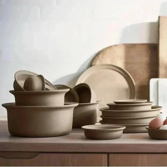 The Pampered Chef Family Dome Baker Heritage Collection Stonewear Baking Bowl - Picture 2 of 13